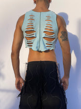 Load image into Gallery viewer, Aqua Crop Tank Top
