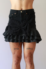 Load image into Gallery viewer, Reworked Pleated Mini Skirt
