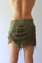 Load image into Gallery viewer, Olive Green Knit Mini Skirt
