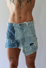 Load image into Gallery viewer, Denim Patchwork Mini Skirt
