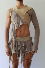 Load image into Gallery viewer, Dune Knit Asymmetric Crop Top
