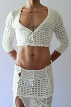 Load image into Gallery viewer, Cream Knit Cardigan
