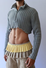 Load image into Gallery viewer, Beige &amp; Yellow Micro Skirt
