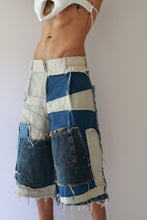 Load image into Gallery viewer, Denim Patchwork Jorts
