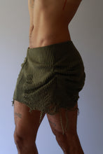 Load image into Gallery viewer, Olive Green Knit Mini Skirt
