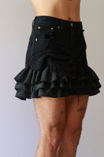 Load image into Gallery viewer, Reworked Pleated Mini Skirt
